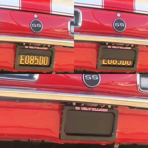Car and Truck blackout plate frames