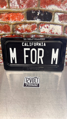 M FOR M custom blackout plate kit