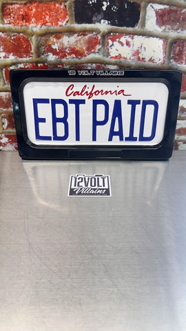 EBT PAID Cali custom blackout plate kit